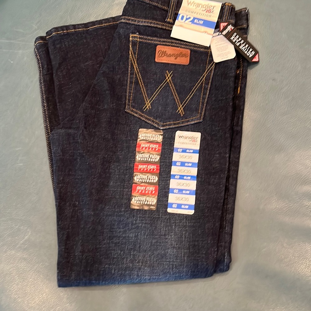 Wrangler blue jeans